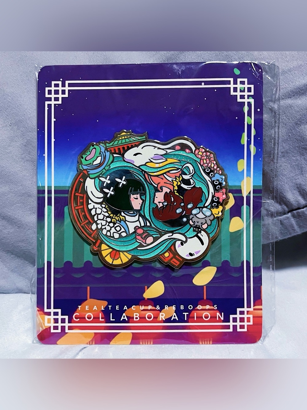 🐉🍙 TealTeaCup x Reboops Spirited Away Enamel Pin